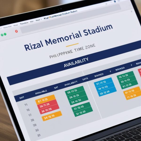 Booking calendar UI