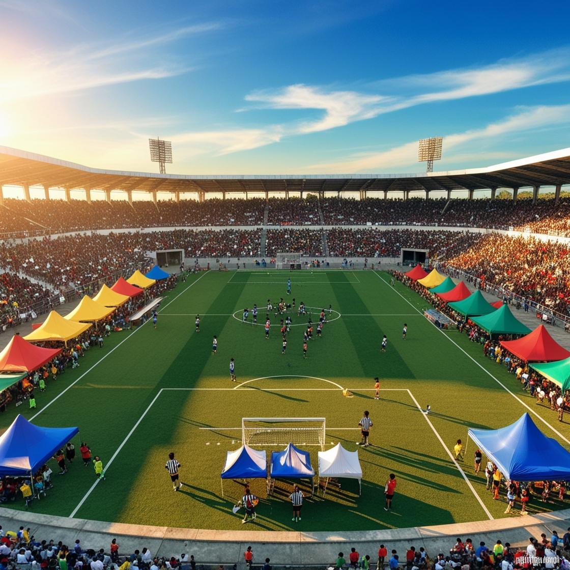 How do you plan a sports tournament at Rizal Stadium?