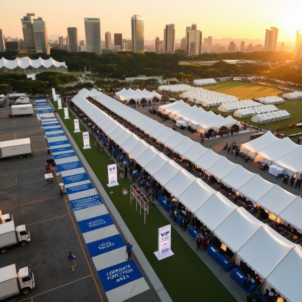 Venue aerial view