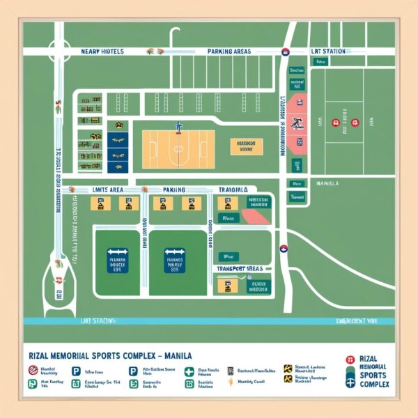 Nearby amenities map