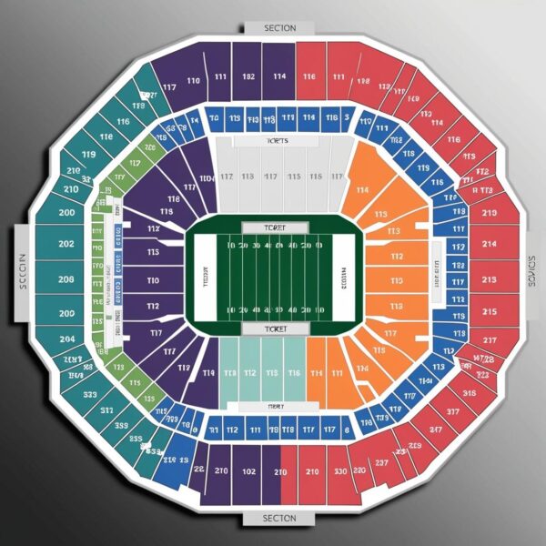 Stadium seating chart